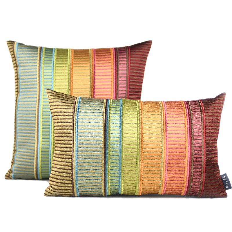 RMS抱枕几何靠垫刺绣靠枕样板房客厅沙发靠包长方形腰枕腰靠含芯,淘宝优惠券,粉丝福利购,淘宝优惠卷