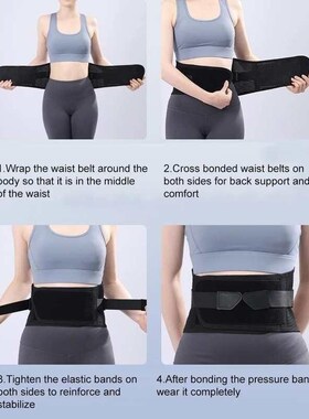 Back Brace with 4 Support Stays for Lower Back Pain - Breath