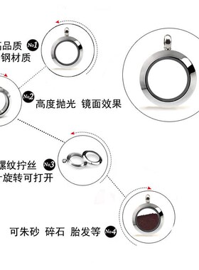 Mini Stainless Steel Small Tangka Gawu Box Pendant Thread Sc