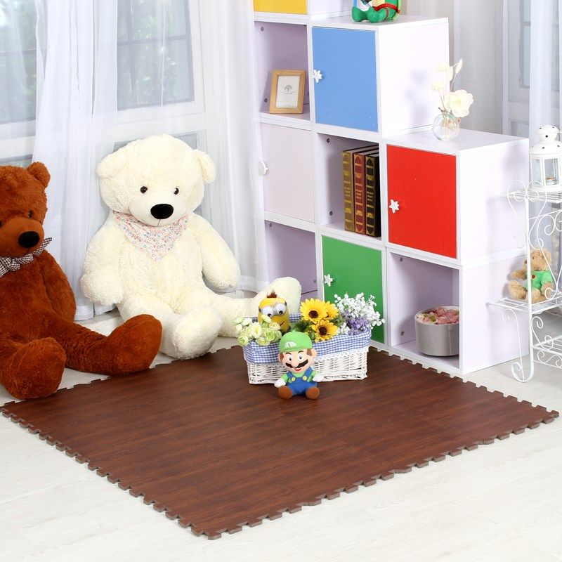 明德木纹拼接泡沫地垫环保无味儿童爬爬垫地板垫家用宝宝爬行垫子,淘宝优惠券,粉丝福利购,淘宝优惠卷