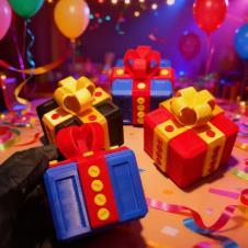 跨境爆款3d打印玩具AnnoyingGiftBox烦恼人的礼物盒亚马逊新款
