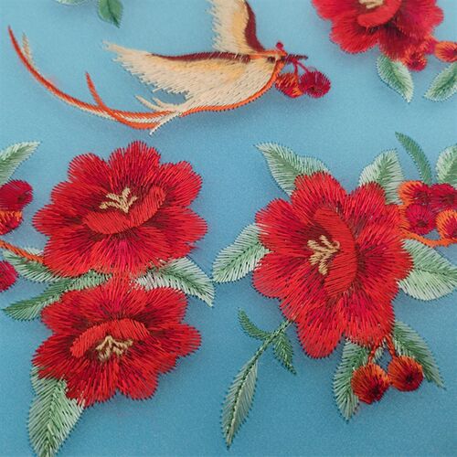 剧目忆红妆装团扇舞蹈道具舞蹈扇子双面刺绣团扇古典古风汉服拍照 - 图0