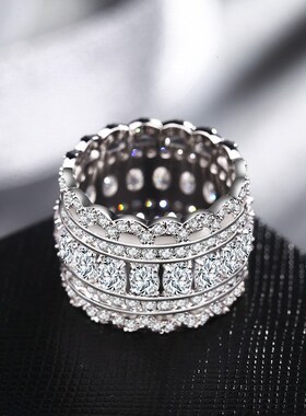 New summer Inlaid Crystal from  Austrian ring For Women Fash