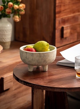 【复古质感爆棚】粗陶花盆家居摆件多肉花盆客厅餐桌水果零食盆