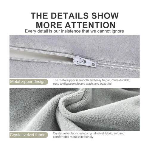 Eyelash Extension Flannel Pillows Half Moon Memory Foam Leg - 图3