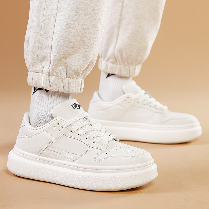 男鞋女鞋厚底板鞋百搭拼色系带休闲鞋增高舒适休闲板鞋小白鞋女潮,淘宝优惠券,粉丝福利购,淘宝优惠卷