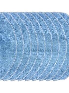 Mop Pad Cloth Kit Reusable Flat Dry Wet Mop Blue Cleaning