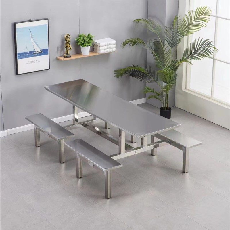 公司人连身468连身餐桌椅工厂饭堂组合食堂餐桌椅快餐桌专用,淘宝优惠券,粉丝福利购,淘宝优惠卷