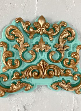 Relief Silicone Epoxy Resin Plaster Mould cake mold fondant