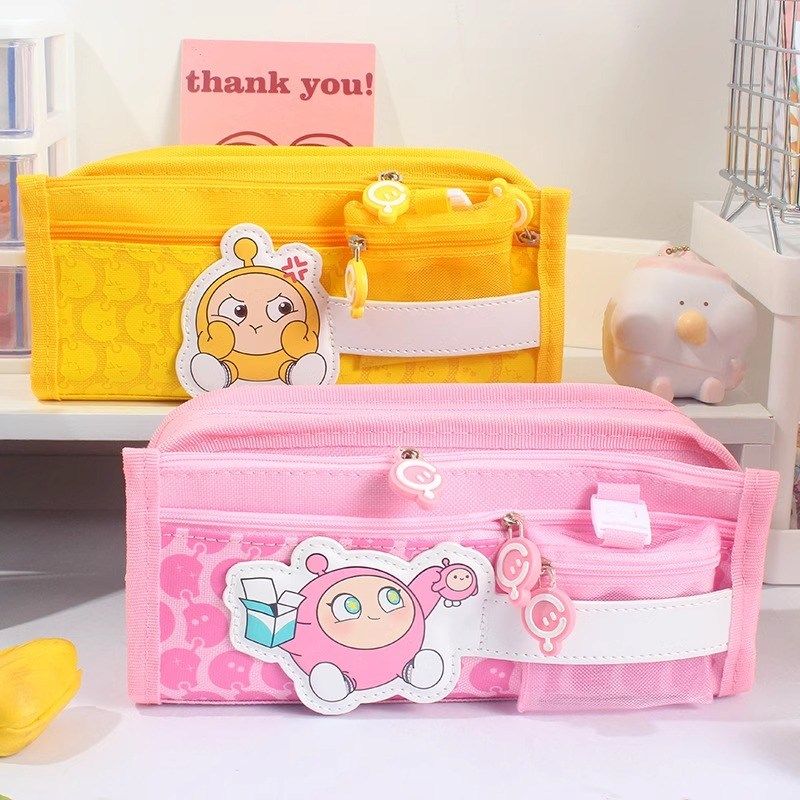 蛋仔派对笔袋大容量多层文具盒小学生多功能男女孩铅笔带零钱包,淘宝优惠券,粉丝福利购,淘宝优惠卷