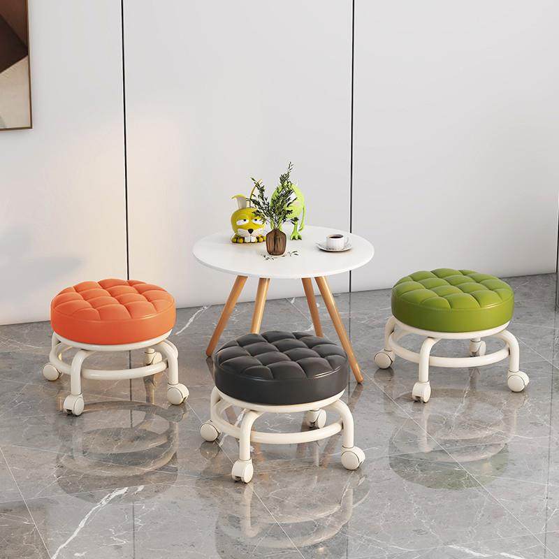 万向轮小凳子软座滑轮矮凳带娃儿童椅子靠背圆凳家用美缝修脚板凳,淘宝优惠券,粉丝福利购,淘宝优惠卷