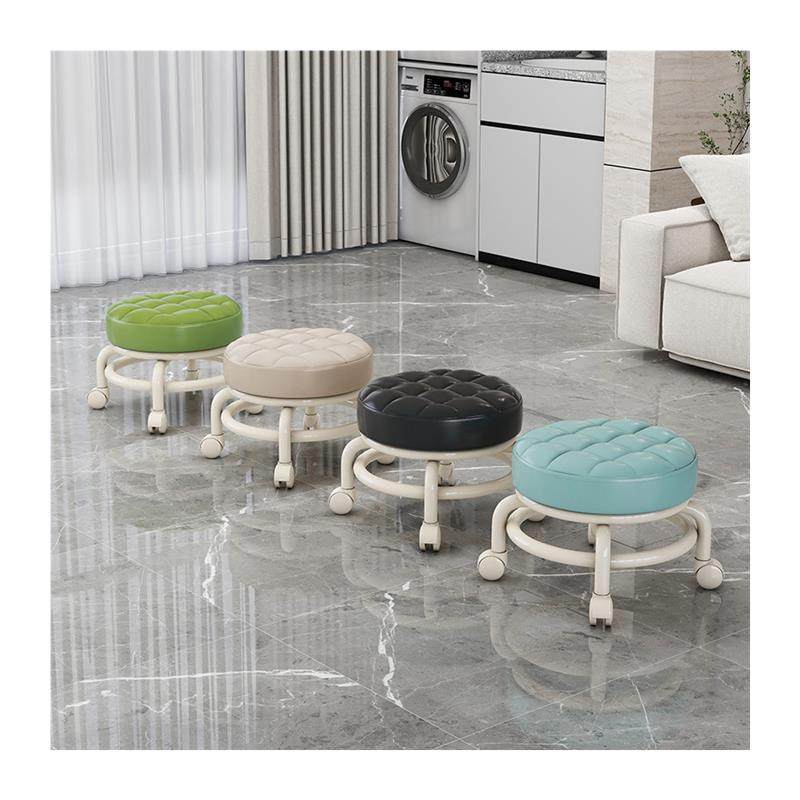 万向轮小凳子软座滑轮矮凳带娃儿童椅子靠背圆凳家用美缝修脚板凳,淘宝优惠券,粉丝福利购,淘宝优惠卷