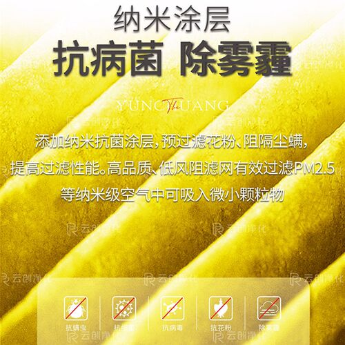 适配沁园KJ400F-T490空气净化器J280-P1过滤网KJ225F-Q01滤芯T690 - 图0