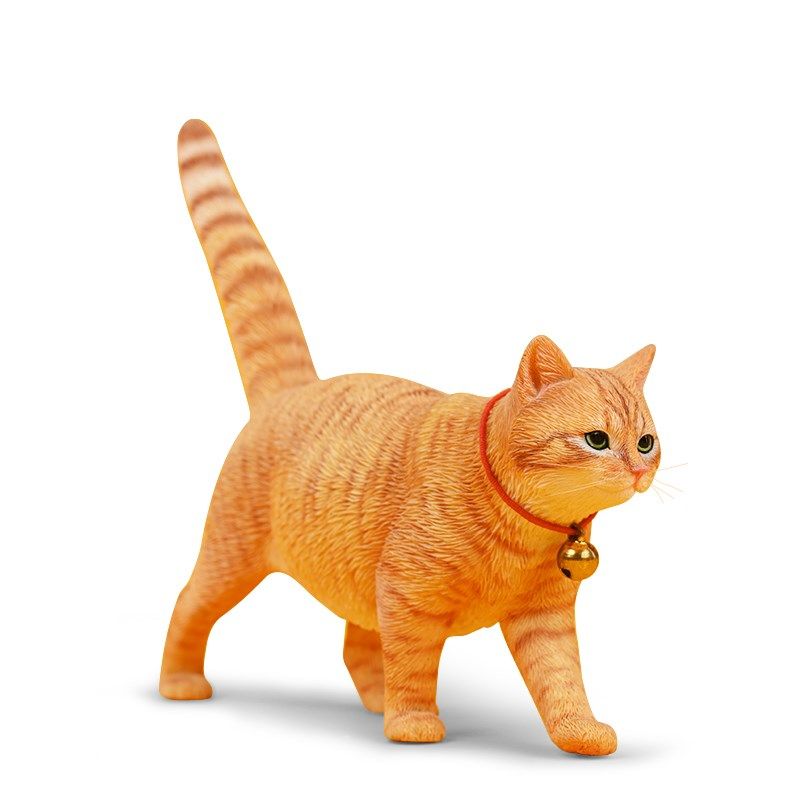 JXK田园狸花家猫萌宠物玩偶橘猫可爱迷你公仔办公室家居玩具摆件,淘宝优惠券,粉丝福利购,淘宝优惠卷