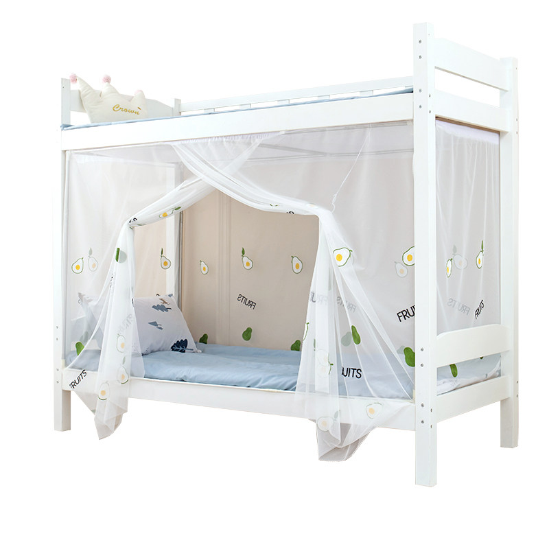 加密学生蚊帐宿舍0.9上下铺通用少女寝室1.2米夏天高低床挂式上铺,淘宝优惠券,粉丝福利购,淘宝优惠卷