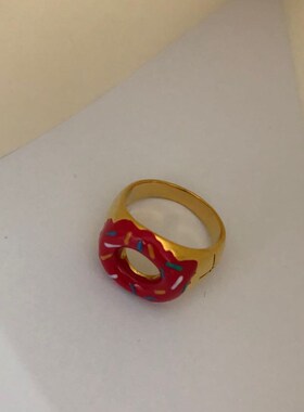 Ring sweet ring cute personality ring small design sense rin