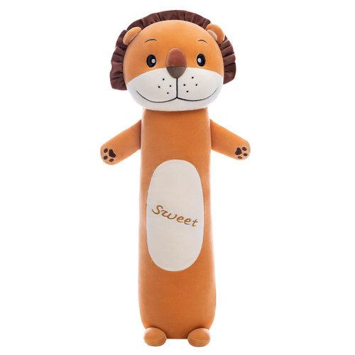 可爱毛绒玩具太阳狮子公仔布娃娃圆柱床上长抱枕儿童玩偶安抚女孩 - 图3