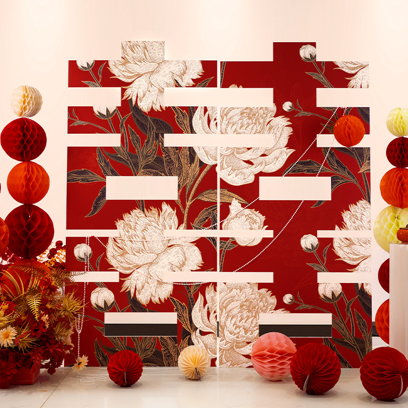 喜字贴结婚订婚布置装饰立体大喜字KT板落地摆件超大背景墙场景,淘宝优惠券,粉丝福利购,淘宝优惠卷