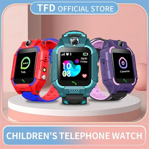 Kids Smart Watch Sim SOS Waterproof Camera Location Tracker - 图0