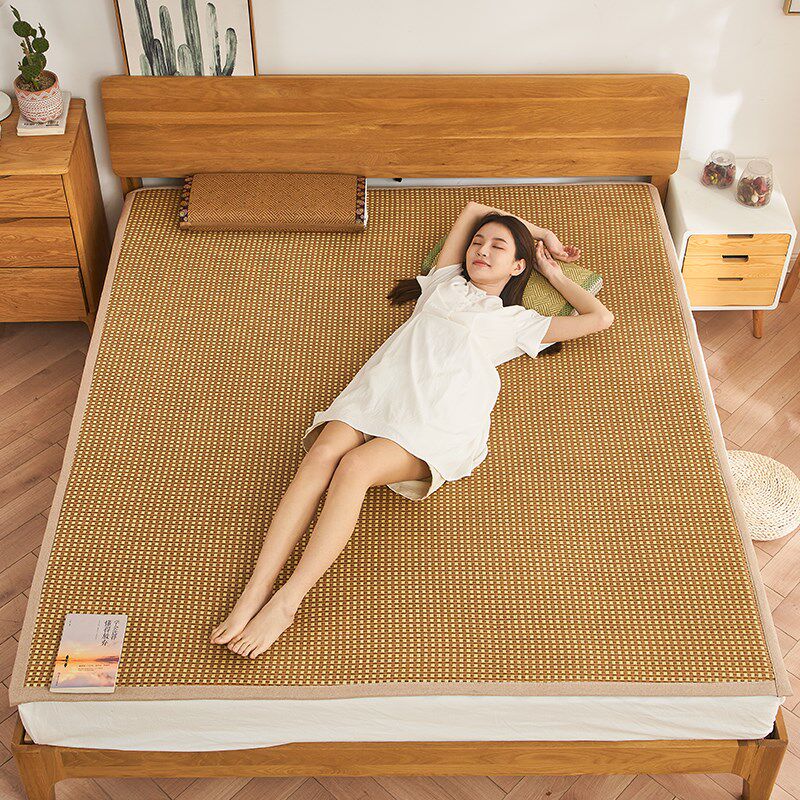 面打地铺加厚凉席床垫客厅藤席地毯卧室草席冰丝席儿童爬行地垫,淘宝优惠券,粉丝福利购,淘宝优惠卷