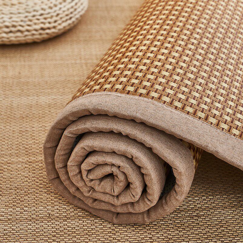 面打地铺加厚凉席床垫客厅藤席地毯卧室草席冰丝席儿童爬行地垫,淘宝优惠券,粉丝福利购,淘宝优惠卷