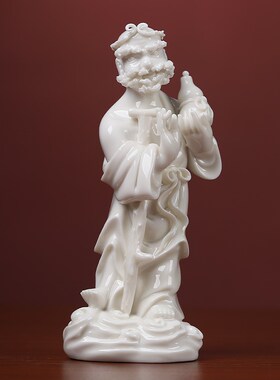 戴玉堂陶瓷八仙人物摆件八仙神像八仙过海摆件家用家居客厅供奉