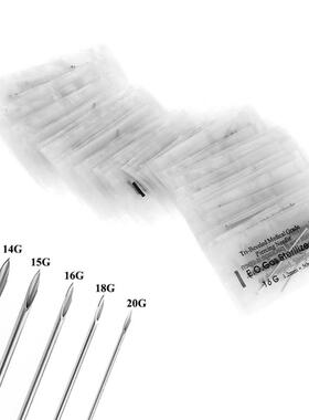5-100PCS Body Piercing Needle 10G 12G 14G 16G 18G 20G Surgic
