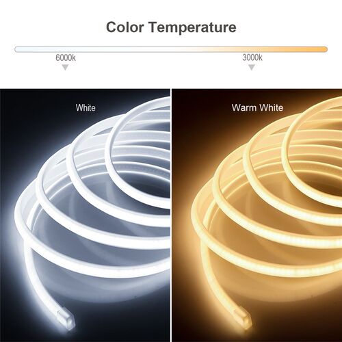 20M 40M High Bright COB LED Strip Light 288leds/M EU Plug 22 - 图2