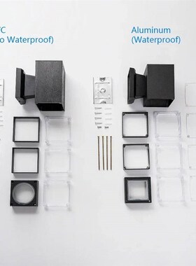 Waterproof indoor outdoor GU10 E27 Base Led wall lights With