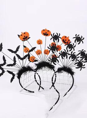 Pumpkin Ghost Hairpin Spider Costume Headpiece