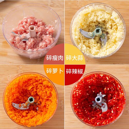 3-color Mixed Manual Garlic Chopper Vegetable Slicer Kitchen - 图3