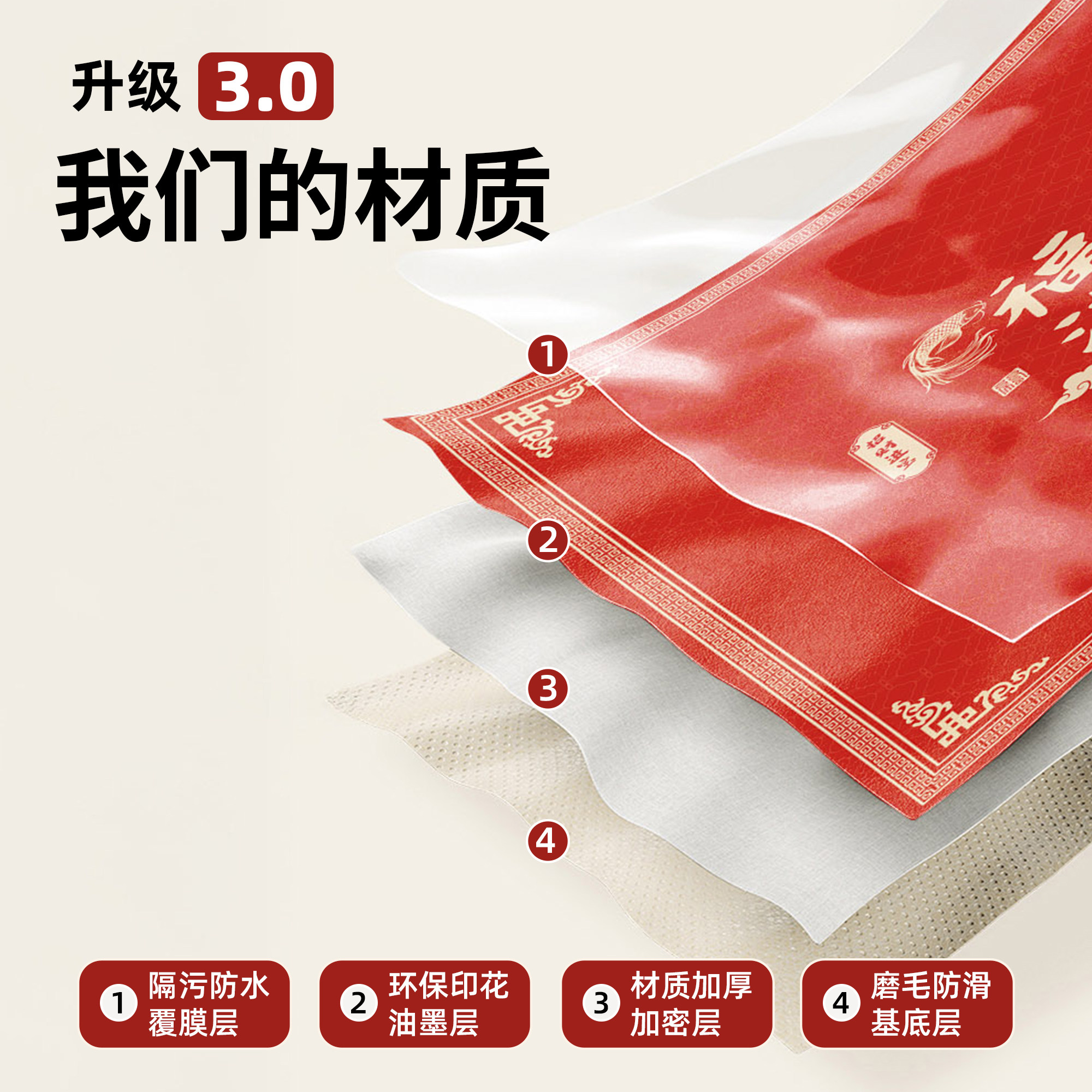 餐桌布过年2026新年喜庆红色长方形客厅茶几布新中式春节桌布台布,淘宝优惠券,粉丝福利购,淘宝优惠卷