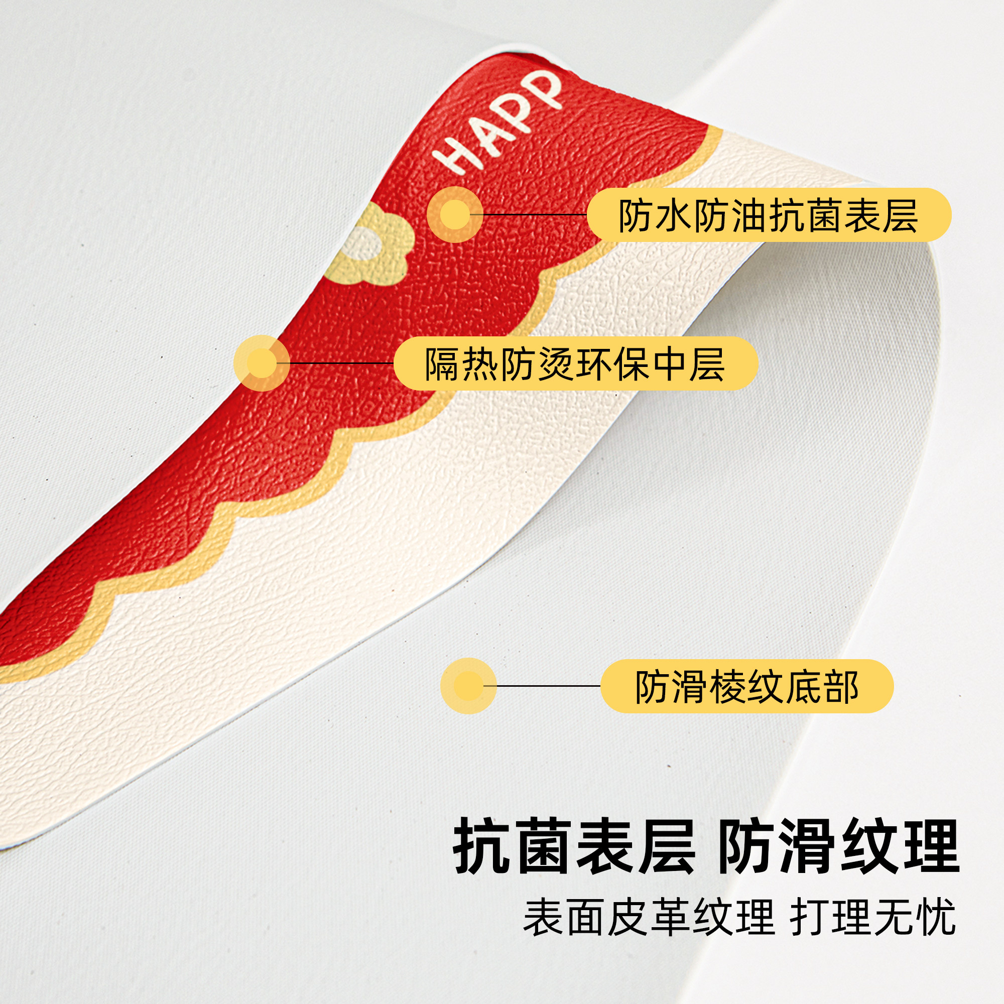 新年红色喜庆茶几桌垫家用长方形桌布春节氛围感防水防油免洗台布,淘宝优惠券,粉丝福利购,淘宝优惠卷