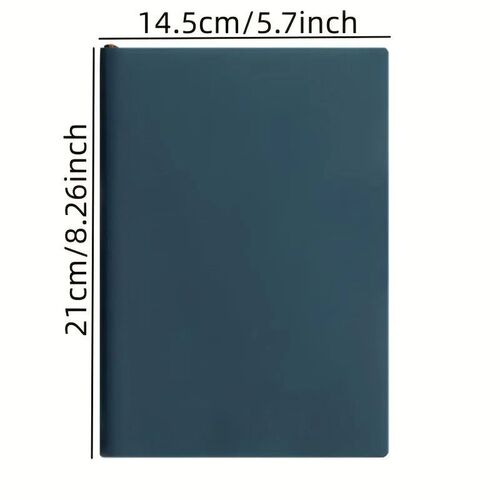 A5 Soft Leather Notebook With 120 Inner Pages, Waterproof Co - 图2