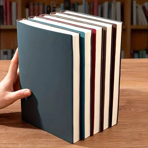 A5 Soft Leather Notebook With 120 Inner Pages, Waterproof Co - 图0