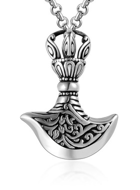 Pendant accessories: China tide flower traction pattern cres