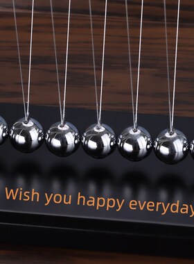 牛顿摆球撞球小摆件永动机仪创意磁悬浮物理装饰办公桌面家居饰品