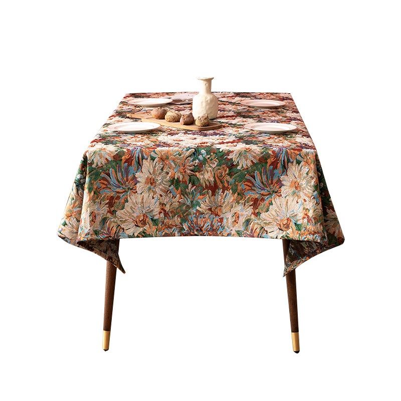 油画民族风布艺桌布格子波西米亚风格餐桌茶几盖布特色餐厅台布艺,淘宝优惠券,粉丝福利购,淘宝优惠卷