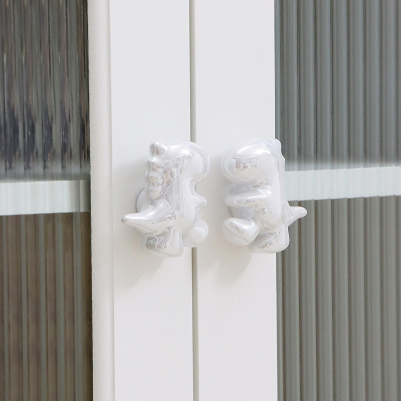 新款卡通恐龙衣柜柜子柜门抽屉拉手现代奶油风卧室大衣柜斗柜把手,淘宝优惠券,粉丝福利购,淘宝优惠卷