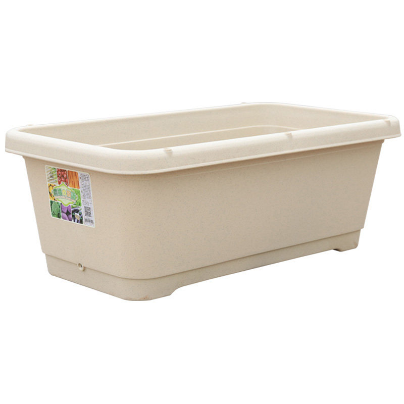 诚信 家庭塑料花盆 阳台种菜盆 可储水长方形花槽庭院蔬菜种植盆,淘宝优惠券,粉丝福利购,淘宝优惠卷