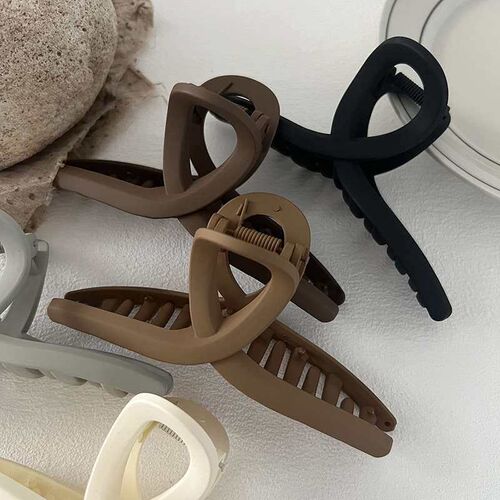 Large 13cm matte texture versatile hairpin clip hair accesso - 图1