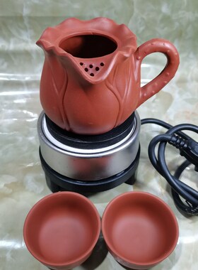 西北传统煮茶熬茶电热炉 甘肃罐罐茶煮茶器300瓦迷你电炉喝茶套装