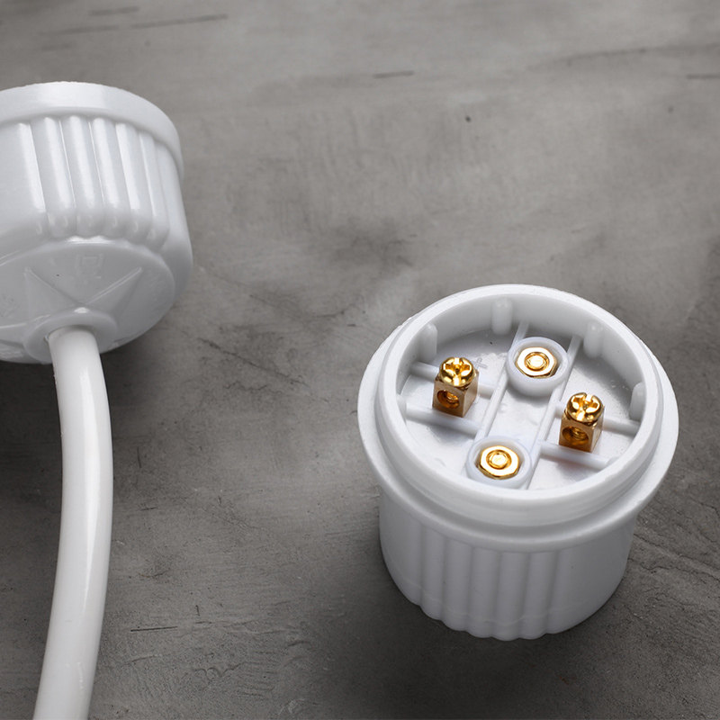 耐高温E27螺口吊灯头悬吊式带线灯头两相插头灯口灯座.大功率加厚,淘宝优惠券,粉丝福利购,淘宝优惠卷