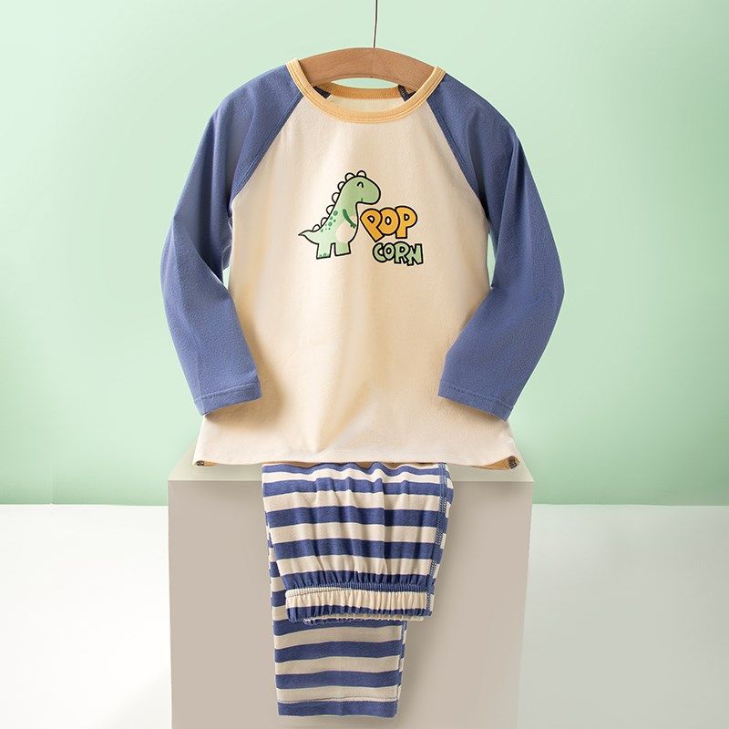 妙当当儿童秋衣秋裤纯棉薄款家居服男童内衣套装女童睡衣棉毛衫,淘宝优惠券,粉丝福利购,淘宝优惠卷