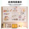 Perforated board vertical storage rack multi-functional home display rack movable floor display rack customization