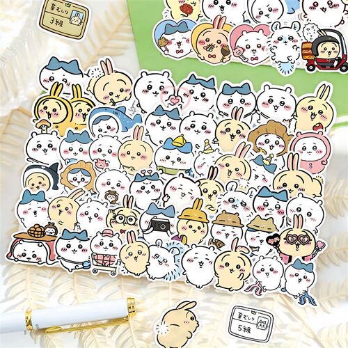 100pcs Kawaii Jiikawa Cartoon ers Decorative Desk Laptop Scr - 图2