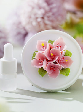 德化手捏陶瓷花香薰扩香石摆件德化非遗无火扩香石室内香氛摆件