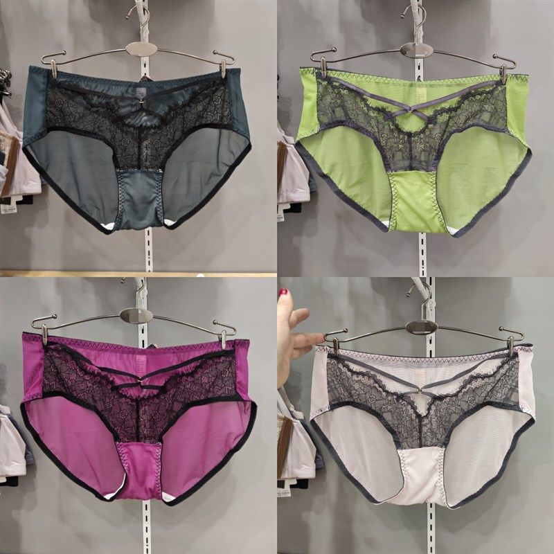 中腰内裤性感透明网纱女士三角裤头3188镂空交叉舒适底裤短裤,淘宝优惠券,粉丝福利购,淘宝优惠卷