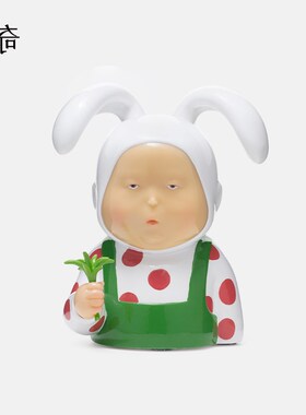 稀奇艺术《表情包》兔比比办公室桌面可爱搞笑雕塑摆件艺术礼物