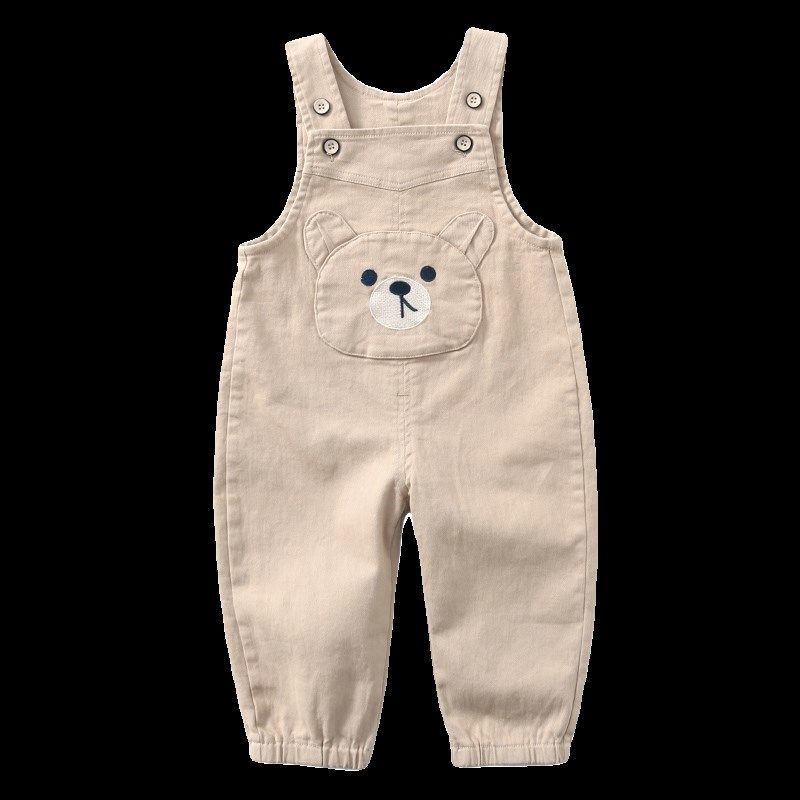 宝宝春秋装背带裤纯棉柔软长裤男童一岁儿童女婴儿背带裤子可开档,淘宝优惠券,粉丝福利购,淘宝优惠卷